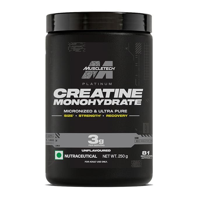 MuscleTech Platinum Creatine Micronized Powder | 81 Servings | Creatine Monohydrate | Supports Strength, Power & Muscle Recovery | MuscleTech Creatine Visit the MuscleTech Store