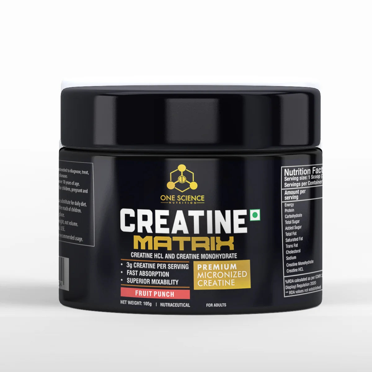 Creatine Matrix 105G (30Sv) - One Science Nutrition (OSN) Fruit punch