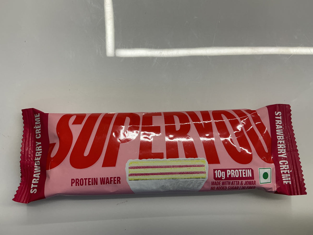 Superyou 10 grams protein wafer - Strawberry