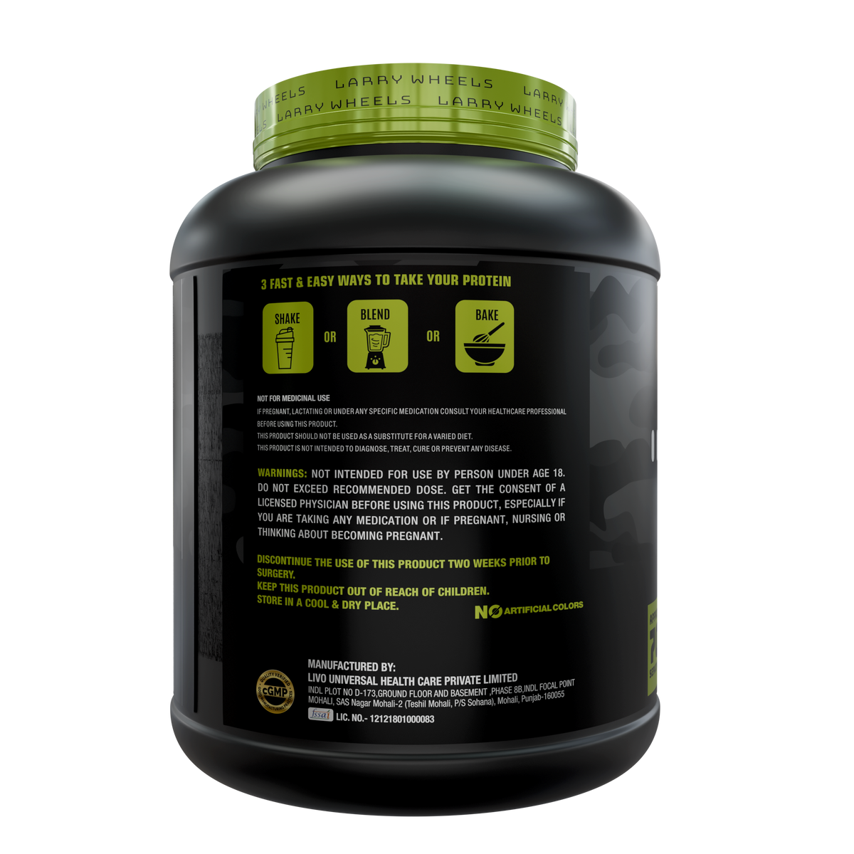 PR SUPPLEMENTS by Larry Wheels Whey - 2.38 kg (5.2 lb)