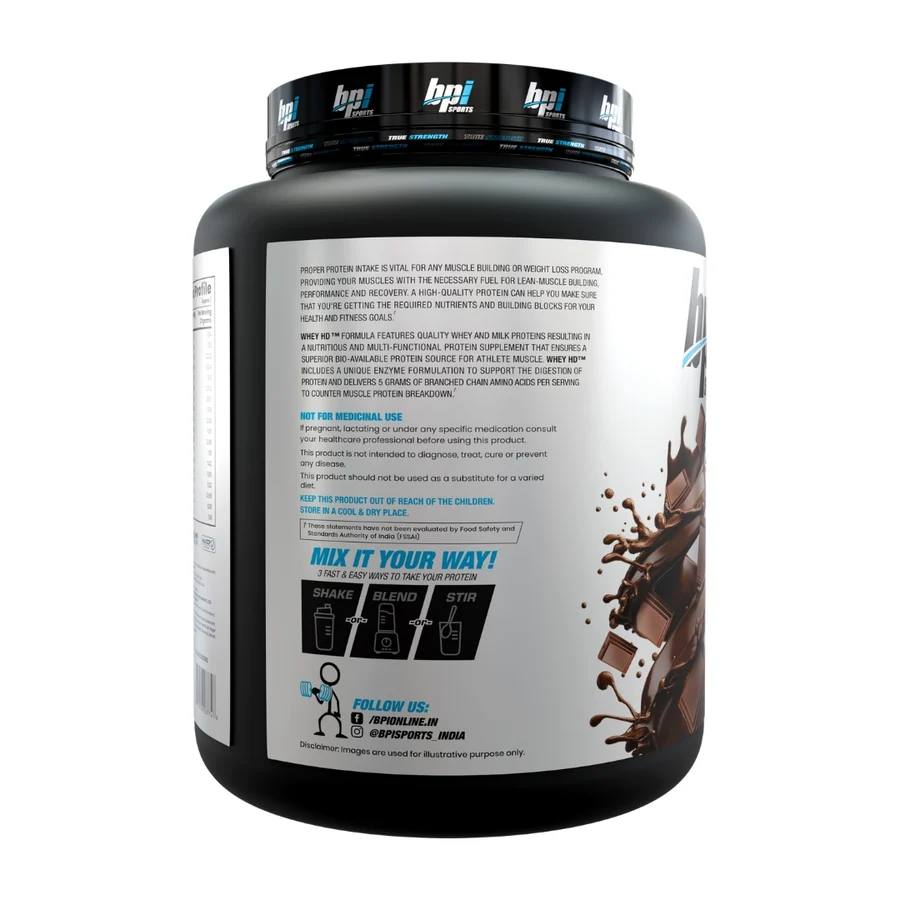 BPI SPORTS WHEY HD | 4.4 LBS