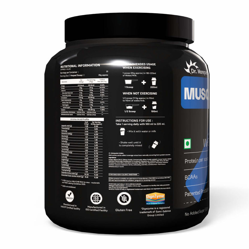 Dr. Morepen Muscle Food Whey Protein