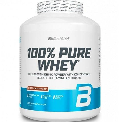 BioTechUSA 100% Pure Whey 2.27 kg | Pure Whey Protein | Made in Budapest, Hungary